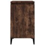 Bedside tables 2 units plywood oak smoke 40x35x70 cm by vidaXL, Nightstands - Ref: Foro24-819655, Price: 78,21 €, Discount: %