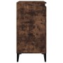 Bedside tables 2 units plywood oak smoke 40x35x70 cm by vidaXL, Nightstands - Ref: Foro24-819655, Price: 78,21 €, Discount: %