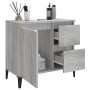 Badezimmerschrank aus grauem Sonoma-Sperrholz, 65 x 33 x 60 cm von vidaXL, Badezimmermöbel - Ref: Foro24-819834, Preis: 65,40...