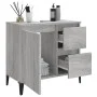 Badezimmerschrank aus grauem Sonoma-Sperrholz, 65 x 33 x 60 cm von vidaXL, Badezimmermöbel - Ref: Foro24-819834, Preis: 69,13...