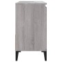 Badezimmerschrank aus grauem Sonoma-Sperrholz, 65 x 33 x 60 cm von vidaXL, Badezimmermöbel - Ref: Foro24-819834, Preis: 65,40...