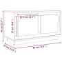 TV-Möbel Sperrholz Beton grau 80x35x45 cm von vidaXL, TV-Möbel - Ref: Foro24-819856, Preis: 46,77 €, Rabatt: %