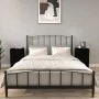 vidaxL Mesitas de noche negras 2 uds 40x35x70 cm de vidaXL, Mesitas de noche - Ref: Foro24-819711, Precio: 102,47 €, Descuent...