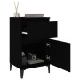 vidaxL Schwarze Nachttische 2 Stück 40x35x70 cm von vidaXL, Nachttische - Ref: Foro24-819711, Preis: 104,00 €, Rabatt: %