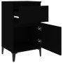 vidaxL Schwarze Nachttische 2 Stück 40x35x70 cm von vidaXL, Nachttische - Ref: Foro24-819711, Preis: 104,00 €, Rabatt: %