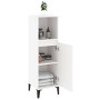 Badezimmerschrank aus weißem Sperrholz, 30 x 30 x 100 cm von vidaXL, Badezimmermöbel - Ref: Foro24-819812, Preis: 63,53 €, Ra...
