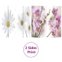 Folding room divider screen 160x170 cm with flowers by vidaXL, Room dividers - Ref: Foro24-240477, Price: 109,00 €, Discount: %