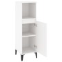 Badezimmerschrank aus weißem Sperrholz, 30 x 30 x 100 cm von vidaXL, Badezimmermöbel - Ref: Foro24-819812, Preis: 63,53 €, Ra...