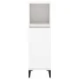 Armario de baño madera contrachapada blanco 30x30x100 cm de vidaXL, Muebles de baño - Ref: Foro24-819812, Precio: 60,73 €, De...