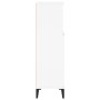 Armario de baño madera contrachapada blanco 30x30x100 cm de vidaXL, Muebles de baño - Ref: Foro24-819812, Precio: 65,38 €