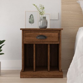 Bedside table in brown oak color, 43x36x50 cm by vidaXL, Nightstands - Ref: Foro24-816358, Price: 37,23 €, Discount: %
