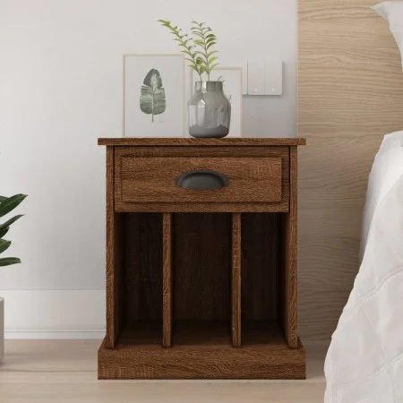 Bedside table in brown oak color, 43x36x50 cm by vidaXL, Nightstands - Ref: Foro24-816358, Price: 36,88 €, Discount: %
