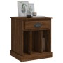 Bedside table in brown oak color, 43x36x50 cm by vidaXL, Nightstands - Ref: Foro24-816358, Price: 37,23 €, Discount: %