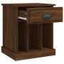 Bedside table in brown oak color, 43x36x50 cm by vidaXL, Nightstands - Ref: Foro24-816358, Price: 37,23 €, Discount: %