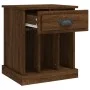 Bedside table in brown oak color, 43x36x50 cm by vidaXL, Nightstands - Ref: Foro24-816358, Price: 36,88 €, Discount: %