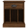Bedside table in brown oak color, 43x36x50 cm by vidaXL, Nightstands - Ref: Foro24-816358, Price: 37,23 €, Discount: %