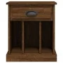 Bedside table in brown oak color, 43x36x50 cm by vidaXL, Nightstands - Ref: Foro24-816358, Price: 36,88 €, Discount: %