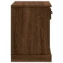 Bedside table in brown oak color, 43x36x50 cm by vidaXL, Nightstands - Ref: Foro24-816358, Price: 36,88 €, Discount: %