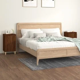 Bedside tables 2 units wood oak brown color 40x35x70 cm by vidaXL, Nightstands - Ref: Foro24-819643, Price: 56,16 €, Discount: %