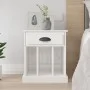 Glossy white nightstand 43x36x50 cm by vidaXL, Nightstands - Ref: Foro24-816348, Price: 35,07 €, Discount: %