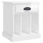 Glossy white nightstand 43x36x50 cm by vidaXL, Nightstands - Ref: Foro24-816348, Price: 35,07 €, Discount: %