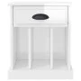 Glossy white nightstand 43x36x50 cm by vidaXL, Nightstands - Ref: Foro24-816348, Price: 35,07 €, Discount: %