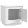 Nachttische 2 Stück glänzendes weißes Holz 44x35x45 cm von vidaXL, Nachttische - Ref: Foro24-819841, Preis: 51,33 €, Rabatt: %