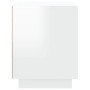 Nachttische 2 Stück glänzendes weißes Holz 44x35x45 cm von vidaXL, Nachttische - Ref: Foro24-819841, Preis: 63,19 €, Rabatt: %
