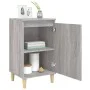 Nachttische 2 Stk. Sperrholz grau 40x35x70 cm von vidaXL, Nachttische - Ref: Foro24-819641, Preis: 56,62 €, Rabatt: %