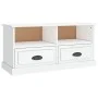 Fernsehmöbel aus weißem glänzendem Sperrholz 93x35,5x45 cm von vidaXL, TV-Möbel - Ref: Foro24-816466, Preis: 51,95 €, Rabatt: %