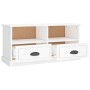 Fernsehmöbel aus weißem glänzendem Sperrholz 93x35,5x45 cm von vidaXL, TV-Möbel - Ref: Foro24-816466, Preis: 58,27 €, Rabatt: %