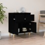Schwarzes Sperrholz-Sideboard 60x35x70 cm von vidaXL, Sideboards - Ref: Foro24-819677, Preis: 63,36 €, Rabatt: %