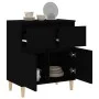 Schwarzes Sperrholz-Sideboard 60x35x70 cm von vidaXL, Sideboards - Ref: Foro24-819677, Preis: 62,51 €, Rabatt: %