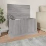 Baúl almacenaje madera contrachapada gris sonoma 70x40x38 cm de vidaXL, Baúles de almacenamiento - Ref: Foro24-816510, Precio...