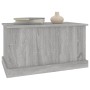 Baúl almacenaje madera contrachapada gris sonoma 70x40x38 cm