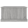 Baúl almacenaje madera contrachapada gris sonoma 70x40x38 cm