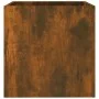 Smoked oak plywood planter 40x40x40 cm by vidaXL, Pots and planters - Ref: Foro24-820499, Price: 32,96 €, Discount: %