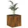 Smoked oak plywood planter 40x40x40 cm by vidaXL, Pots and planters - Ref: Foro24-820499, Price: 32,96 €, Discount: %