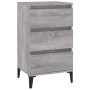 Mesita de noche madera contrachapada gris Sonoma 40x35x70 cm de vidaXL, Mesitas de noche - Ref: Foro24-819674, Precio: 60,65 ...