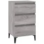 Mesita de noche madera contrachapada gris Sonoma 40x35x70 cm de vidaXL, Mesitas de noche - Ref: Foro24-819674, Precio: 59,91 ...