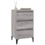 Mesita de noche madera contrachapada gris Sonoma 40x35x70 cm de vidaXL, Mesitas de noche - Ref: Foro24-819674, Precio: 59,91 ...