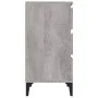 Mesita de noche madera contrachapada gris Sonoma 40x35x70 cm de vidaXL, Mesitas de noche - Ref: Foro24-819674, Precio: 59,91 ...