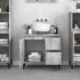 Badezimmerschrank aus betongrauem Sperrholz, 65 x 33 x 60 cm von vidaXL, Badezimmermöbel - Ref: Foro24-819832, Preis: 70,88 €...