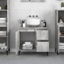 Badezimmerschrank aus betongrauem Sperrholz, 65 x 33 x 60 cm von vidaXL, Badezimmermöbel - Ref: Foro24-819832, Preis: 69,61 €...