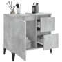 Badezimmerschrank aus betongrauem Sperrholz, 65 x 33 x 60 cm von vidaXL, Badezimmermöbel - Ref: Foro24-819832, Preis: 70,88 €...