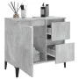 Badezimmerschrank aus betongrauem Sperrholz, 65 x 33 x 60 cm von vidaXL, Badezimmermöbel - Ref: Foro24-819832, Preis: 69,61 €...