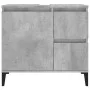 Armario de baño madera contrachapada gris hormigón 65x33x60 cm de vidaXL, Muebles de baño - Ref: Foro24-819832, Precio: 69,53...