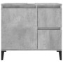 Badezimmerschrank aus betongrauem Sperrholz, 65 x 33 x 60 cm von vidaXL, Badezimmermöbel - Ref: Foro24-819832, Preis: 70,88 €...