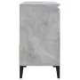 Badezimmerschrank aus betongrauem Sperrholz, 65 x 33 x 60 cm von vidaXL, Badezimmermöbel - Ref: Foro24-819832, Preis: 69,61 €...