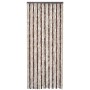 Beiger und hellbrauner Chenille-Moskitonetz-Vorhang, 90 x 220 cm von vidaXL, Moskitonetze für Fenster - Ref: Foro24-240571, P...